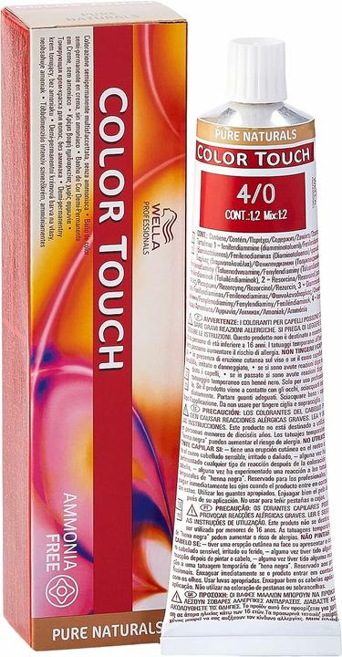 Image du produit Wella Professional - Color Touch Pure Naturals - Coloration semi-permanente sans ammoniaque 4/0 - -. (0, 4)