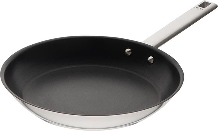 Image du produit Cristel Poêle fixe Strate en acier inoxydable Ø24cm (24 cm, Poêle à frire, Acier inoxydable)