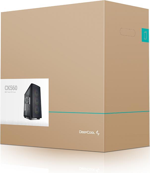 Produktbild Deepcool MID-TOWER-GEHÄUSE CK560 Seitenfenster, Schwarz, Mid-Tower, Netzteil im Glauben enthalten Nr (E-ATX, Mini-ATX, ATX, mATX)