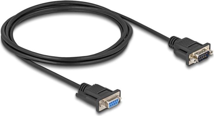 Actual product image Delock Serial cable RS-232 D-Sub9 male to female with sch (2 m)
