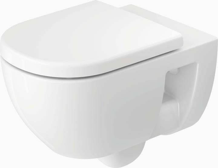 Immagine prodotto Duravit Vaso sospeso D-Code, lavabo, senza bordo, 370x570x360 mm, 4,5/3 litri, bianco lucido