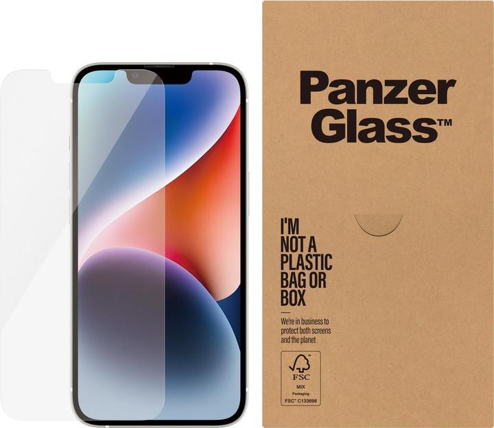 Actual product image PanzerGlass Apple iPhone 14/13/13 Pro, Clear (1 Piece, Apple iPhone 14, Apple iPhone 13, Apple iPhone 13 Pro)