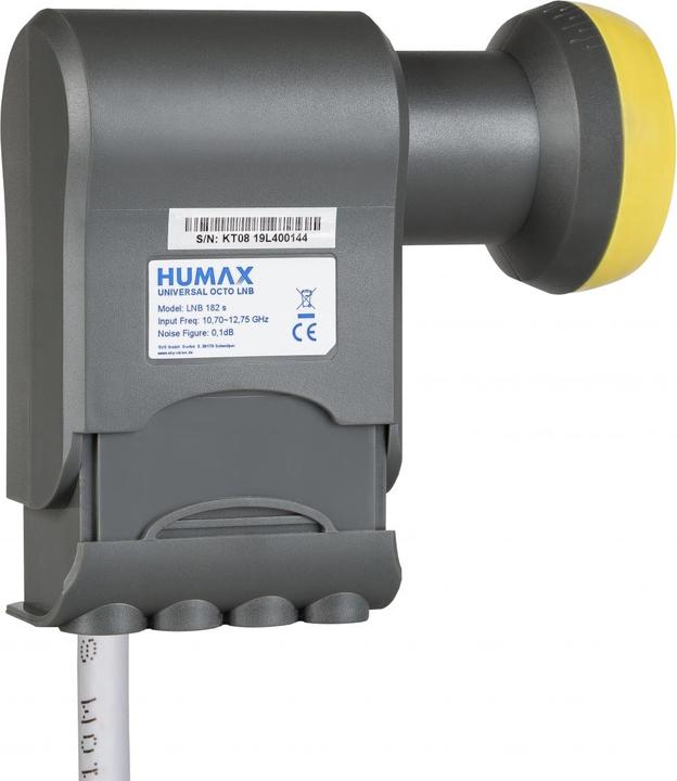 Produktbild Humax LNB 182s - F - 4 cm - 60 mm - 135 mm - 115 mm - 470 g (Octo LNB, 40mm)