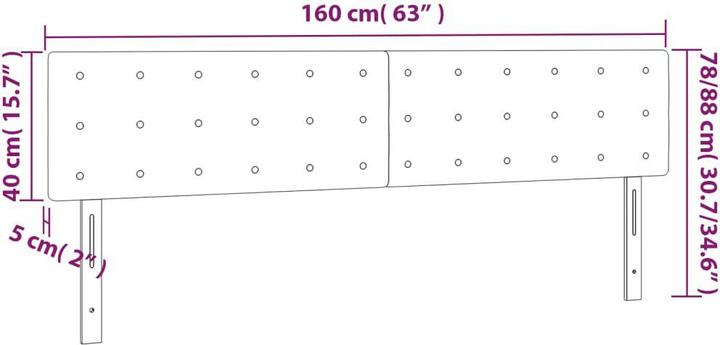 Produktbild VidaXL Kalli (160 x 5 x 88 cm)