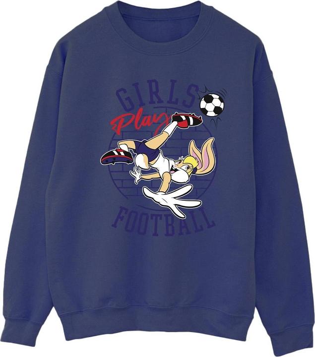 Looney Tunes Lola Bunny Girls Play Football Sweatshirt (L)