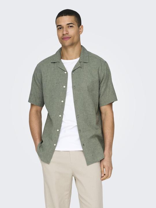 Actual product image Only & Sons Plain short sleeve shirt (XS)