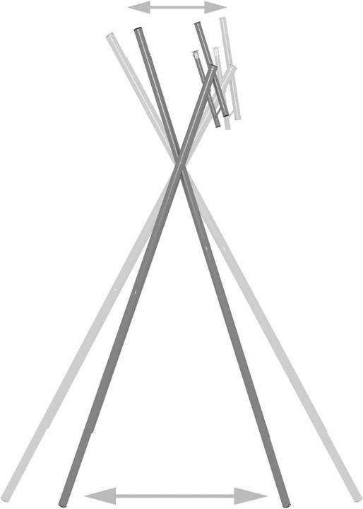 Produktbild VidaXL Tischbein (45 x 55 x 112 cm)