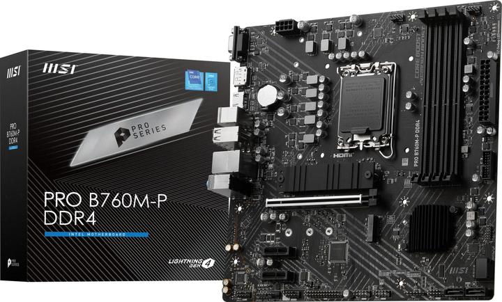 MSI PRO B760M-P DDR4 (LGA 1700, Intel B760, mATX)