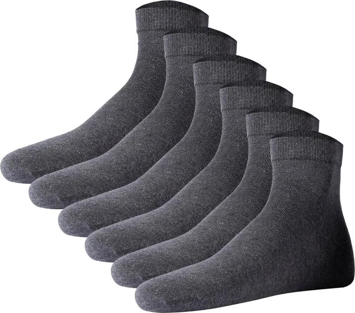Actual product image Joop! Unisex premium essential organic cotton Quarter 6p (pack of 6, 39 - 42)