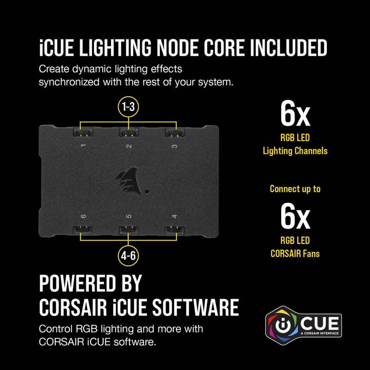 Productafbeelding Corsair iCUE QL140 RGB (140 mm, 2 x)