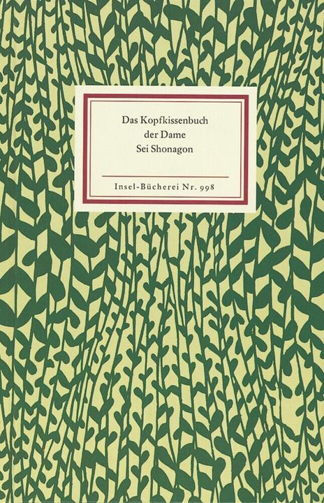 Produktbild Das Kopfkissenbuch der Dame Sei Shonagon (Deutsch, Sei Shonagon, Irmtraud Schaarschmidt-Richter, Helmut Bode, 1975)