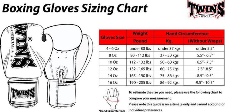Produktbild Twins boxhandschuhe bgvl 3 (16 OZ, One Size)