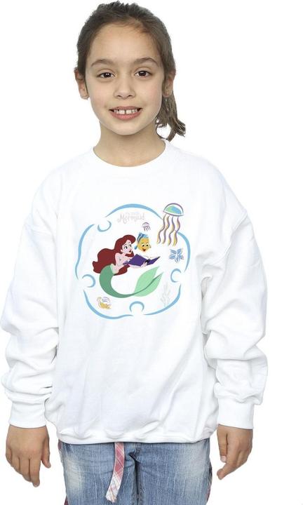 Immagine prodotto Disney The Little Mermaid Reading A Book Felpa Ragazze (104)
