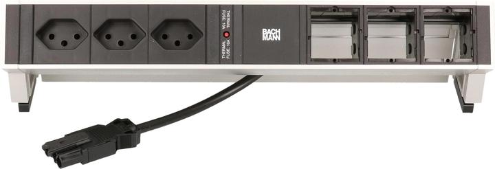 Image du produit Bachmann Bâti de prises de table DESK 2, 3x T13, 90°, 3x ABD vide (3 x, Type 13, 0.20 m)