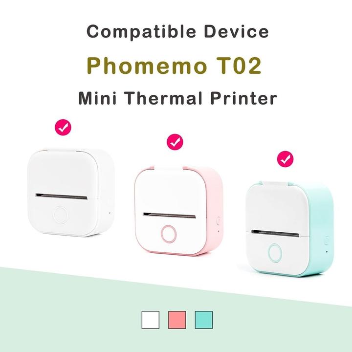 Image du produit Phomemo 3 Rollen Aufkleber Thermopapier