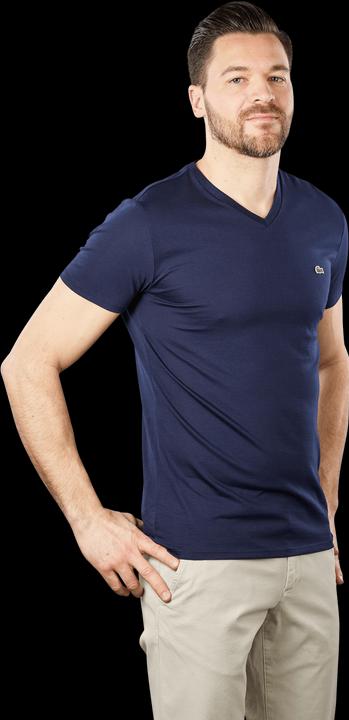 Actual product image Lacoste T-Shirt Short Sleeves V Neck 166 (3XL)