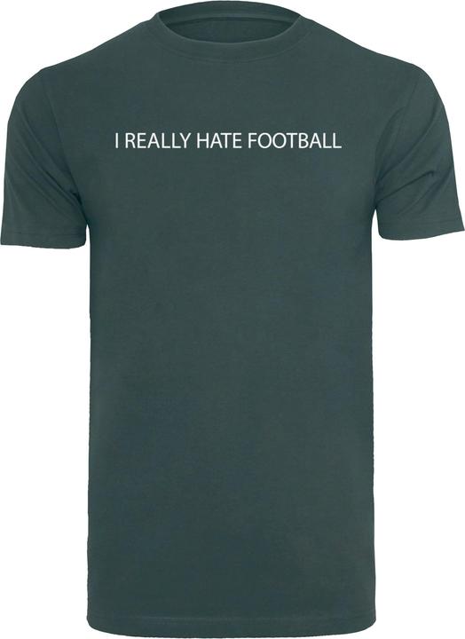 Merchcode Hate Football T-Shirt Round Neck - 117459