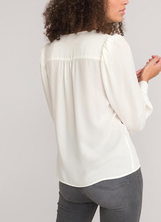 Immagine prodotto La Redoute Collections Camicetta a maniche lunghe con scollo a V (38)