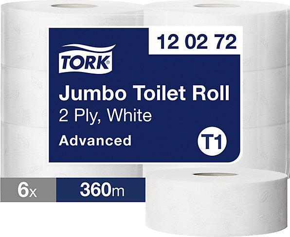 Actual product image kaiserkraft Toilet paper, industrial jumbo roll (6 x)