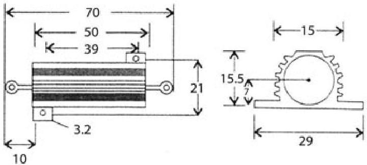Image du produit Velleman Résistance 50W 47E