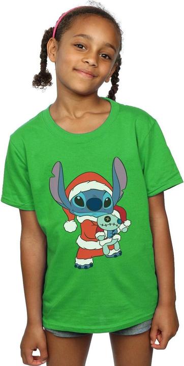 Image du produit Disney - T-shirt LILO AND STITCH STITCH CHRISTMAS - Fille (140, 146)
