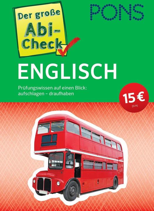 Immagine prodotto PONS Der grosse Abi-Check Englisch (Tedesco, 2019)