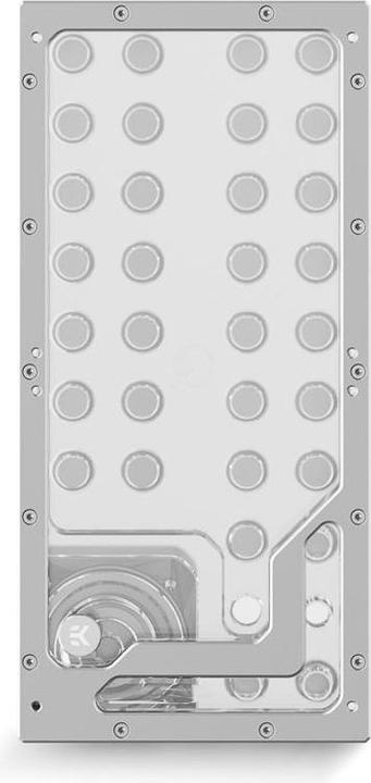 Actual product image EKWB EK-QuantumX Loophole Distroplate D5 PWM - silver