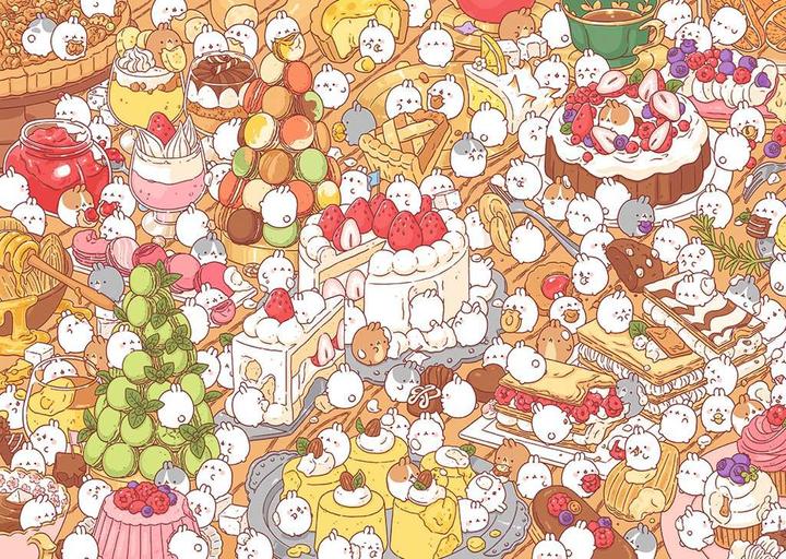 Image du produit Nathan Puzzle 1000 pièces Desserts gourmands (1000 pièces)