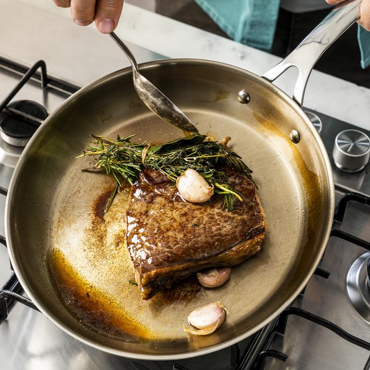 Produktbild Tefal Set Jamie Oliver Cook Smart (28 cm, Pfannenset + Topfset, Bratpfanne, Edelstahl)