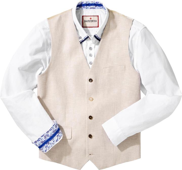 Actual product image Joe Browns Woven Linen Blend Waistcoat (60)