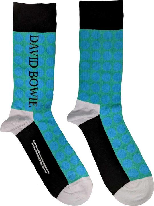 Actual product image David Bowie Unisex Adult Circle Socks (40.5 - 44.5)