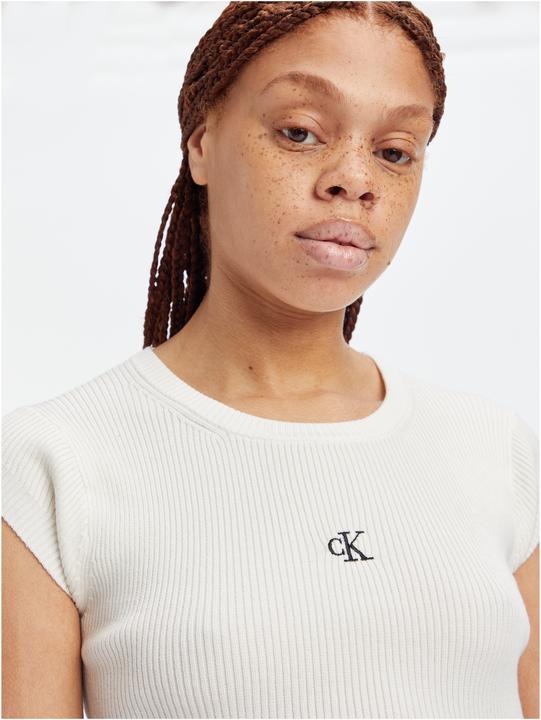 Image du produit Calvin Klein Jeans Open Back Tied Knitted Crop Top - 123149 (M)