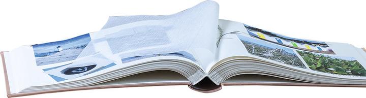 Image du produit Hama Album jumbo "Singo II", 30x30 cm, 100 pages blanches, Leaves (10 x 15 cm)