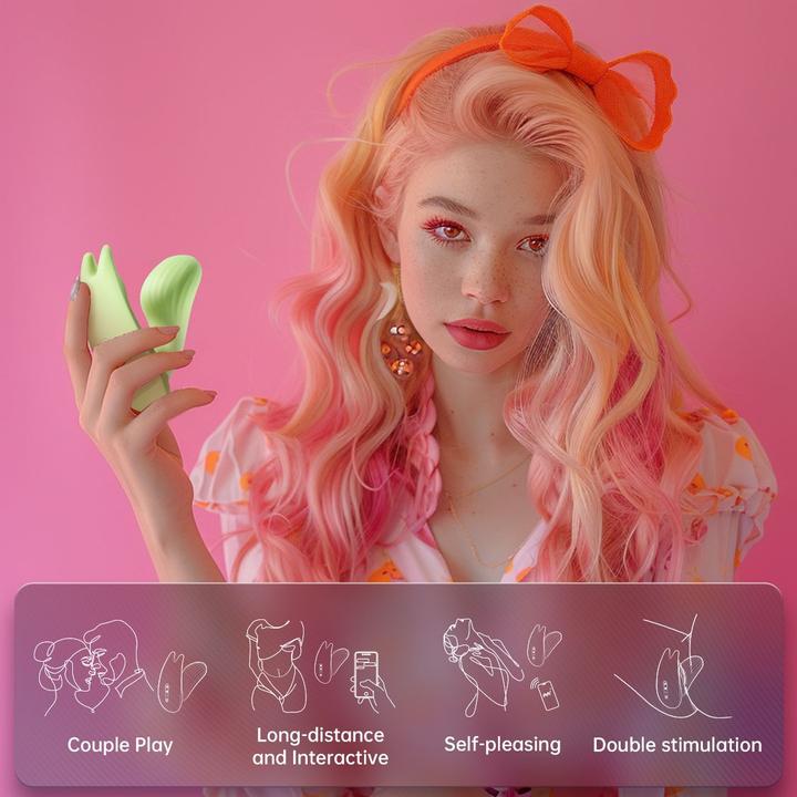 Actual product image Magic Motion Umi Smart Wearable Vibrator - Green