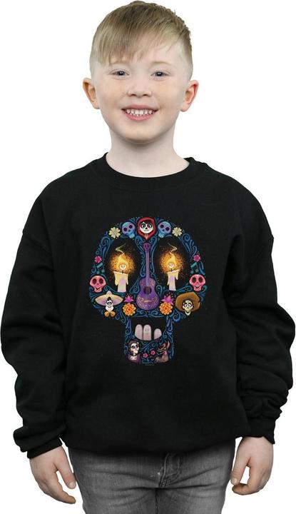 Actual product image Disney Boys Coco Candle Skull Sweatshirt (116)