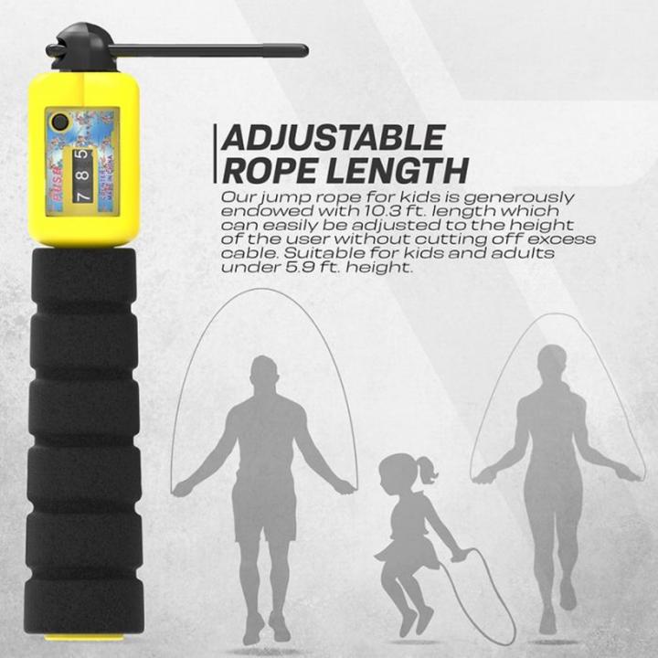 Immagine prodotto Rdx FP Kinder 3m10 Verstellbares Springseil Mit Zähler (310 cm)