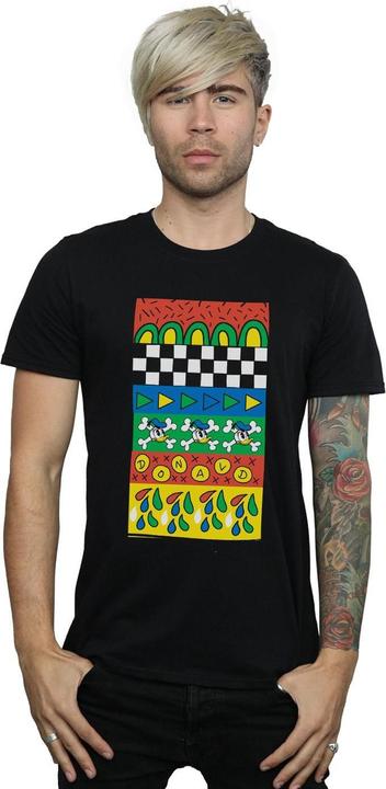 Immagine prodotto Disney Donald Duck Vintage Pattern Maglietta Uomo (XXL)