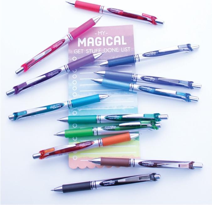 Image du produit Pentel EnerGel Xm (Rouge, Argent, 1 x)