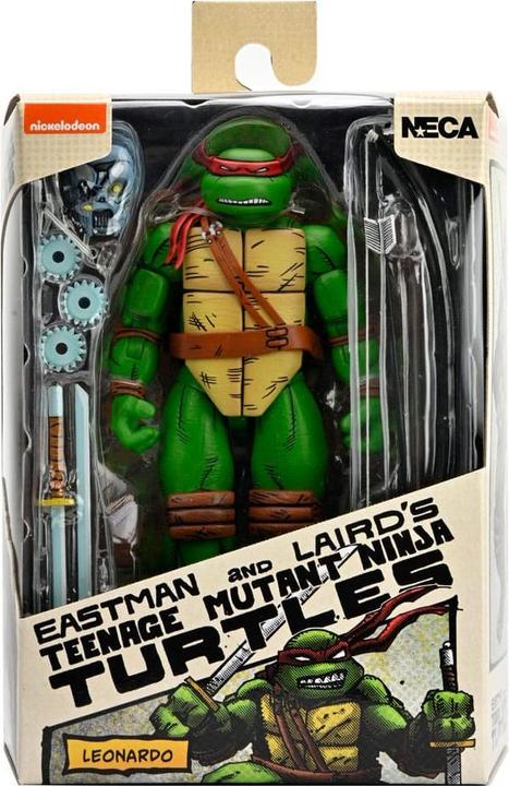 Actual product image Neca Teenage Mutant Ninja Turtles (Mirage Comics) action figure Leonardo 18 cm