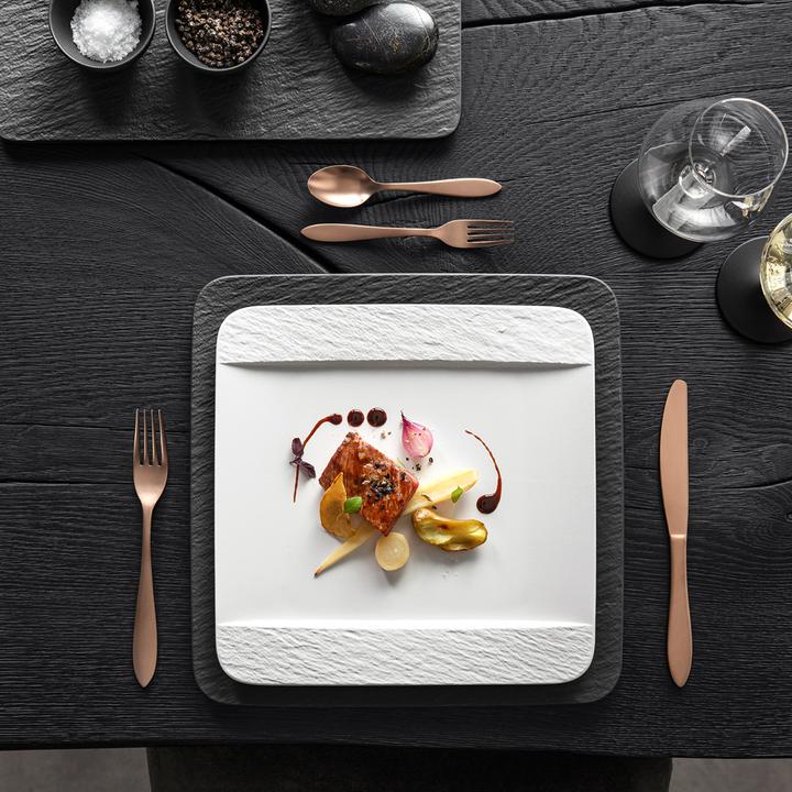 Actual product image Villeroy & Boch Square dinner plate Manufacture Rock blanc (1 x)