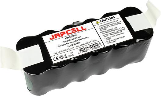 Produktbild Japcell Batterie für Roomba iRobot 500/600/700/800 Serien – 3000 mAh