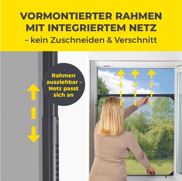 Produktbild Easymaxx Teleskop Insektenschutzgitter (120 x 140 cm)