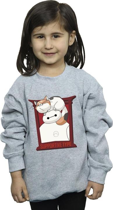 Produktbild Disney Big Hero 6 Baymax Frame Support Sweatshirt Mädchen (152, 158)
