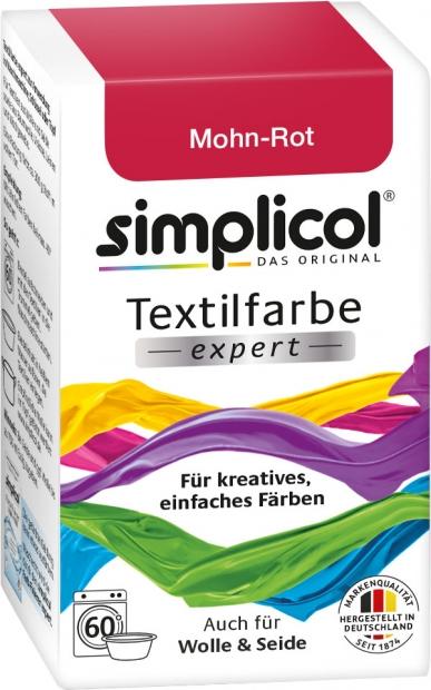 Produktbild MGA Textilfarbe expert, mohnrot 150 g (Scharlachrot, 150 ml)