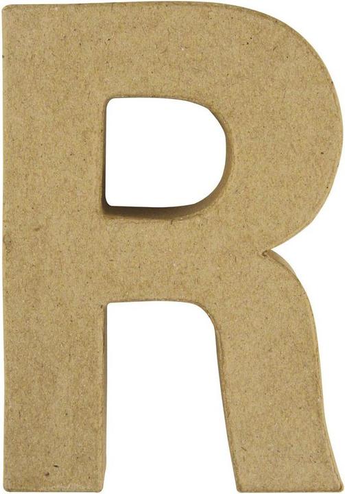 Produktbild Rayher Pappmaché Buchstabe R, FSC Recycled 100%