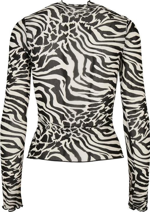 Immagine prodotto Urban Classics Donna AOP Mesh Turtleneck Longsleeve (XL)