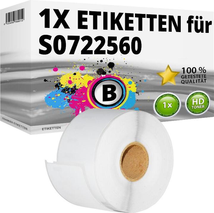 Immagine prodotto Druckfuxx Etiketten für Dymo 11356 Labelwriter 310 320 330 400 SE 450 Twin Turbo