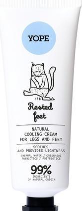 Yope Natural Repairing Cooling Cream For Legs And Feet Rested Feet 75Ml (Fussdeodorant & -puder, 75 ml)