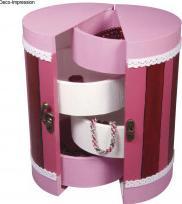Actual product image Rayher Wooden jewelry pillar Milano FSC Mix Credit, mediu