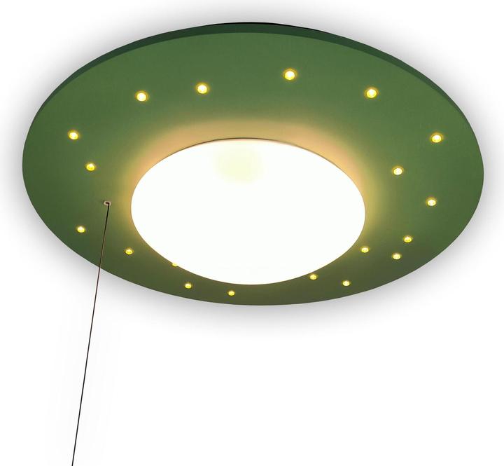 Niermann Stand By Niermann Starlight LED Deckenleuchte E27 Salbeigrün Made in Germany (60 lm, E27)
